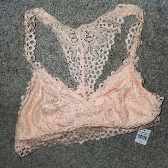 Aerie Lace Light Pink Medium Bralette - Picture 1 of 3